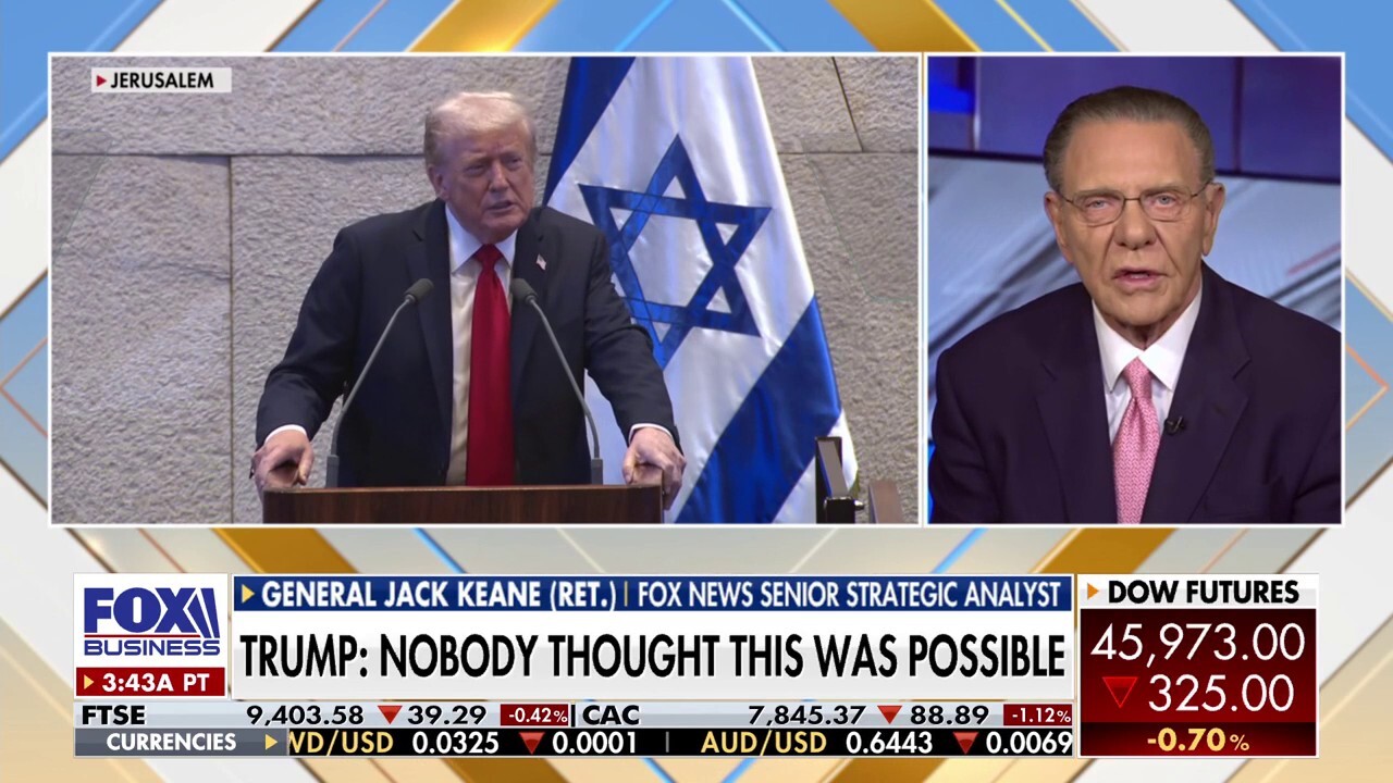 Gen. Jack Keane: Trump's peace deal is a geopolitical paradigm shift in the Middle East 