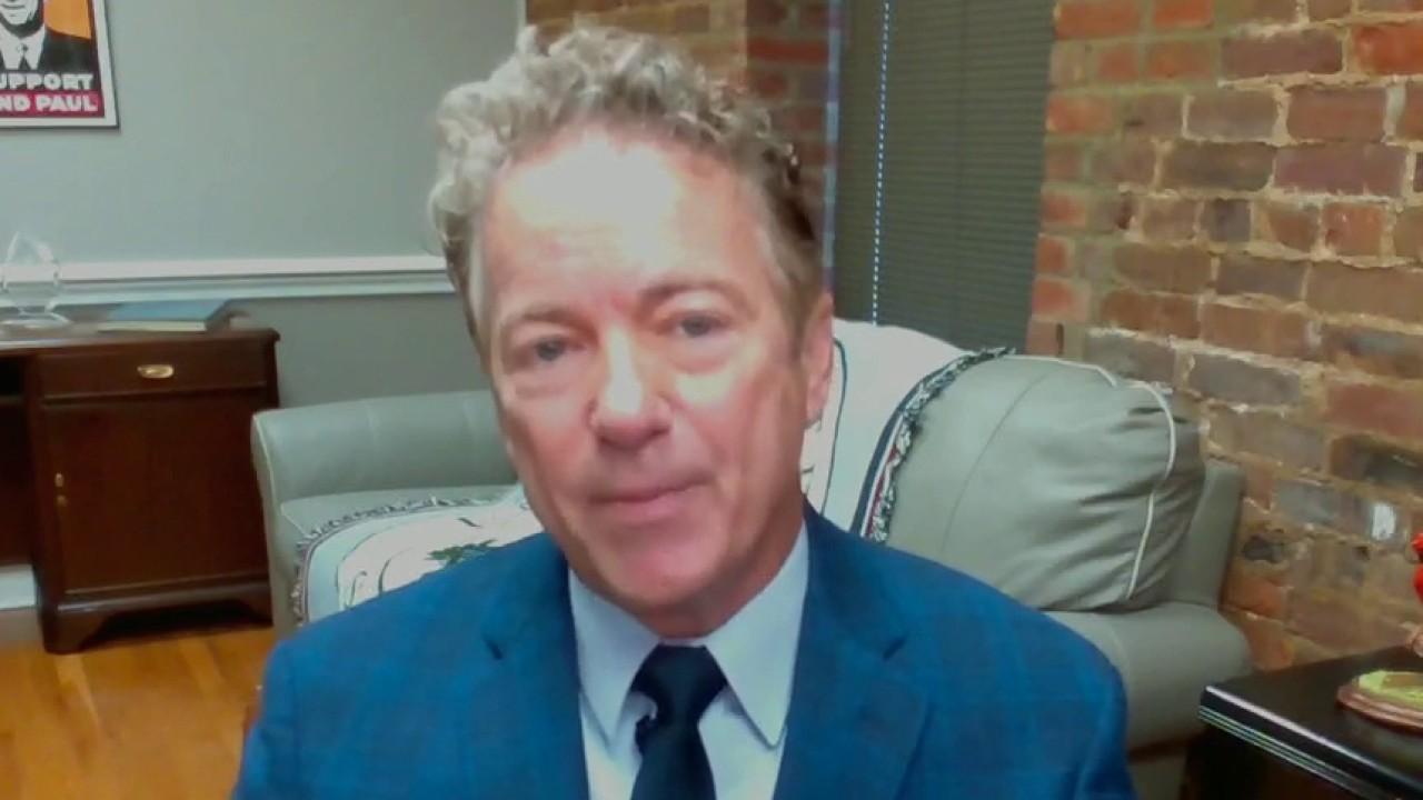 If you're going to pass out free money, you should pay for it: Sen. Rand Paul