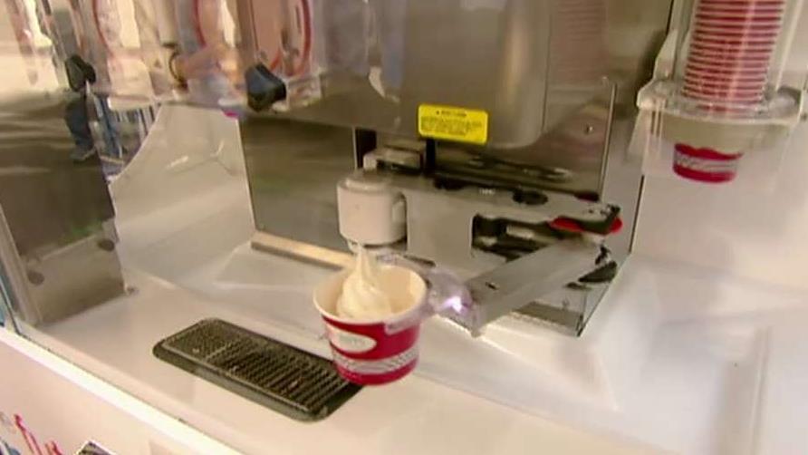 The world’s first robot run frozen dessert machine