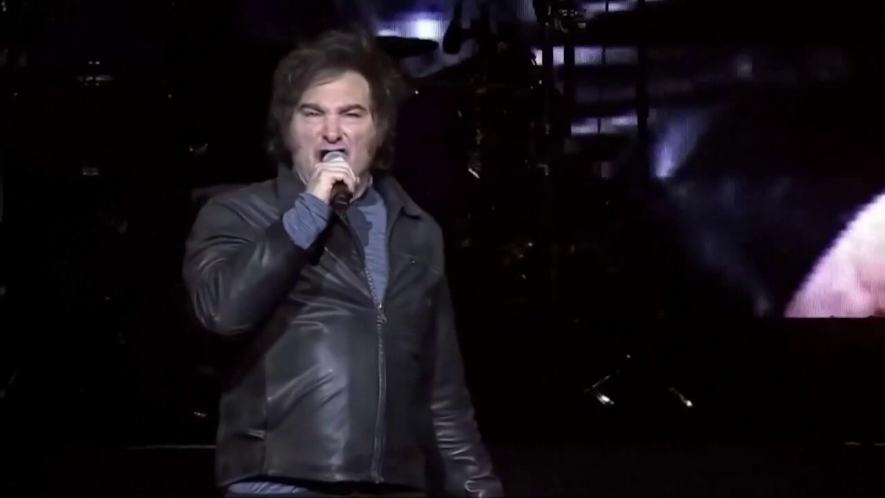 Argentina’s president wows fans with rock performance