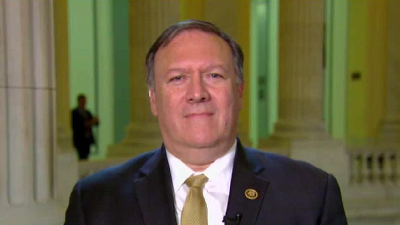 Rep. Pompeo: Hillary Clinton should never be anywhere near the White House
