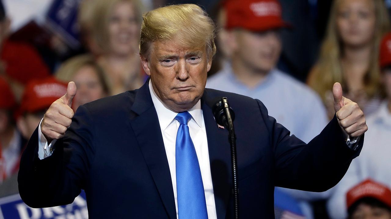 Trump touts economic growth, job figures