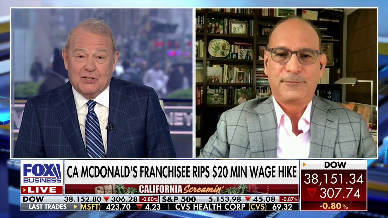 California McDonald’s franchisee Scott Rodrick joins ‘Varney & Co.’ to discuss California’s highly controversial $20 minimum wage hike.