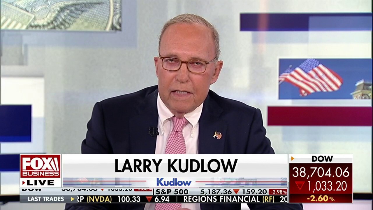 FOX Business host Larry Kudlow says if Americans are worried about a stock market meltdown, they must think about who they will trust to lead the country on 'Kudlow.'