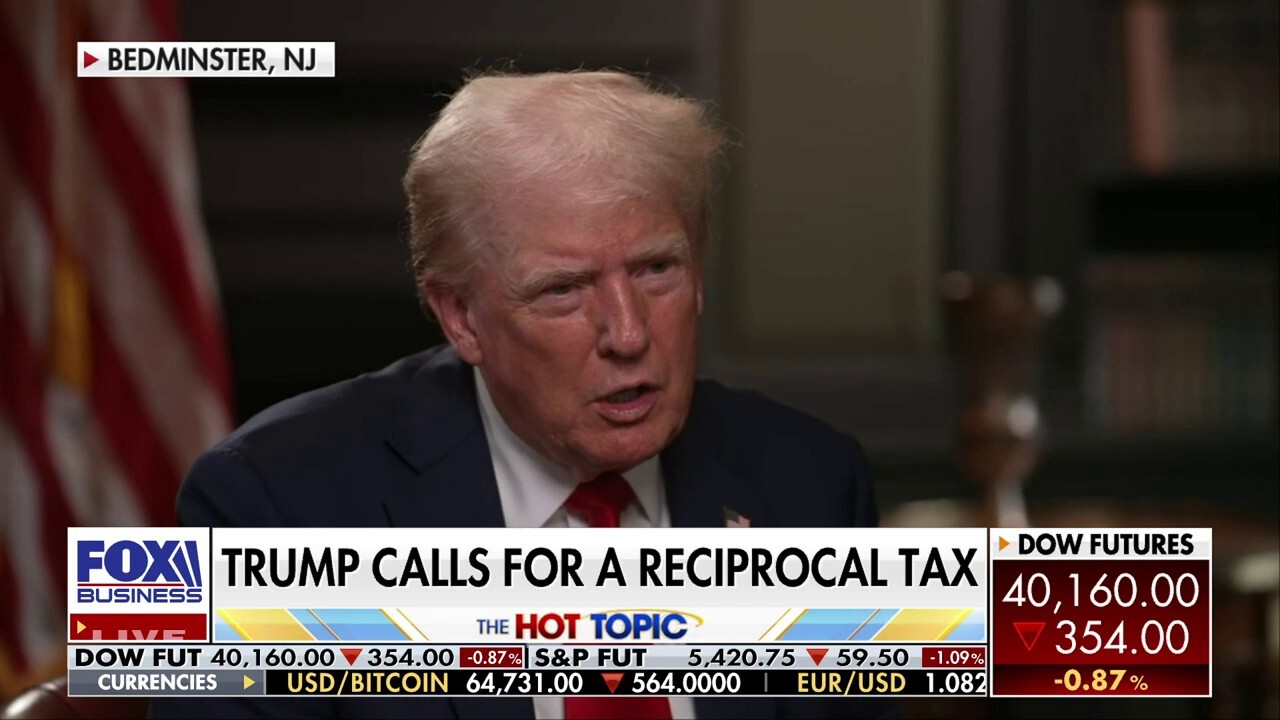 Former President Donald Trump discusses a plan to cut taxes, his potential Treasury secretary pick, using tariffs as a national security tool and why he likes crypto in an interview with FOX Business' Maria Bartiromo.