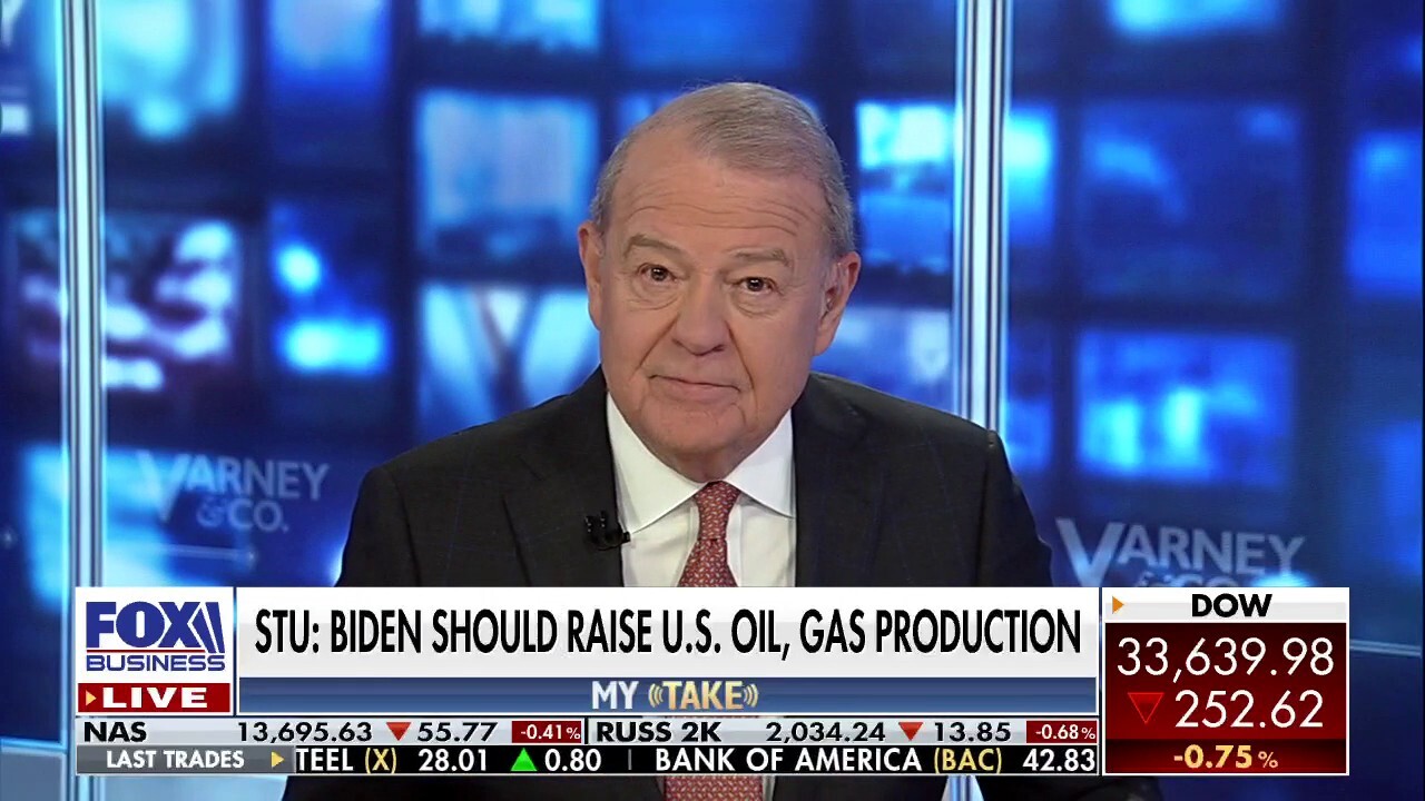 FOX Business host Stuart Varney argues Biden 'has an ideal opportunity to pile on the pressure' as Russian invasion continues.