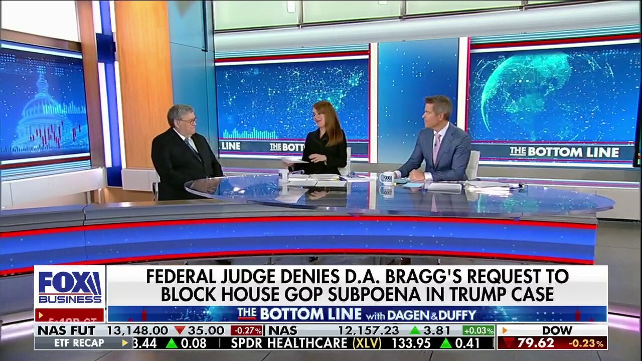 Bill Barr: Federal judge 'applied the law' in Bragg's request to block subpoena