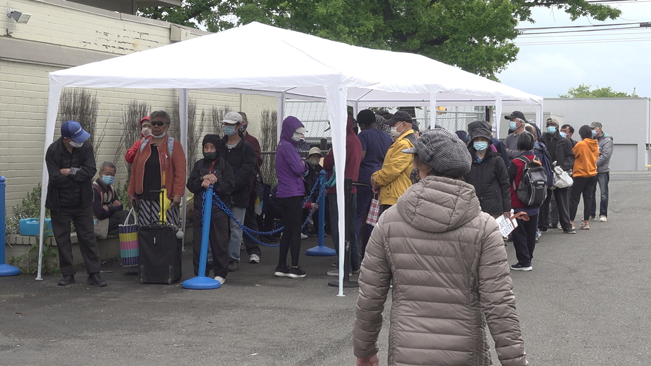 The Rainier Valley Food Bank hands out food to people in Seattle every week. More people are coming through and it’s getting tougher to meet demand. 