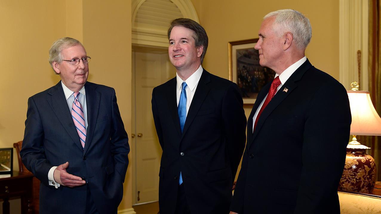 Judge Kavanaugh starts making the rounds on Capitol Hill