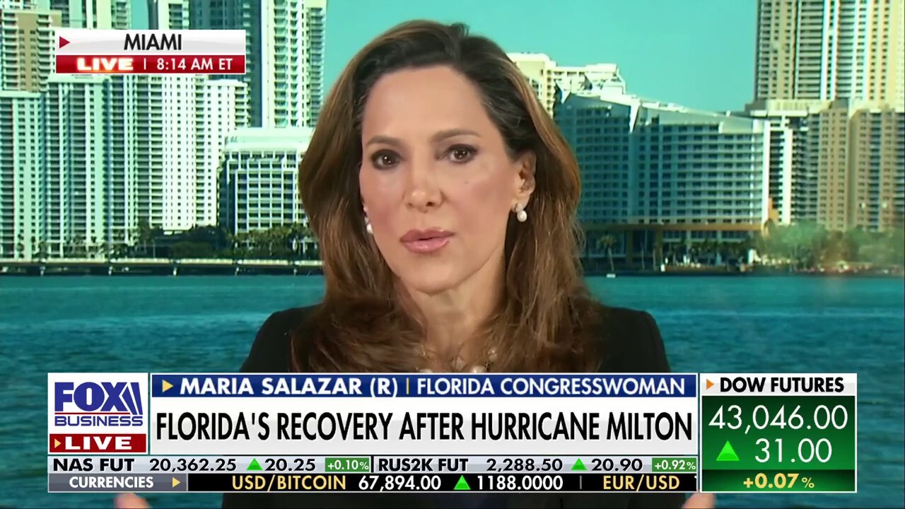 The 'real hurricane' is the Biden-Harris administration: Rep. Maria Salazar