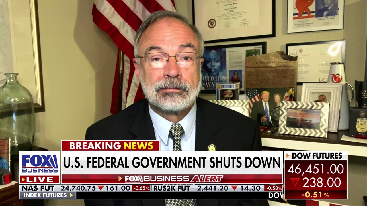 Congressman Andy Harris slams Democrats as shutdown begins: ‘This is incredible’