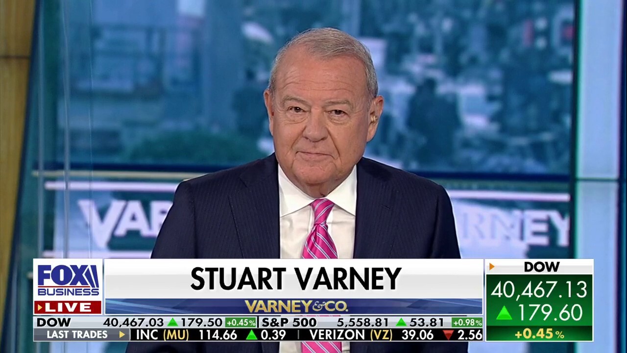 Varney & Co. host Stuart Varney reacts to President Bidens decision to bow out of the 2024 presidential race.