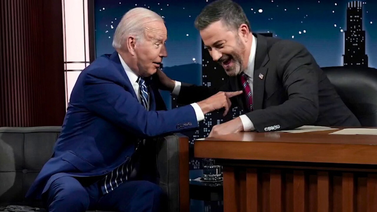 Biden bashes Republicans on 'Jimmy Kimmel Live' in first network appearance in 118 days