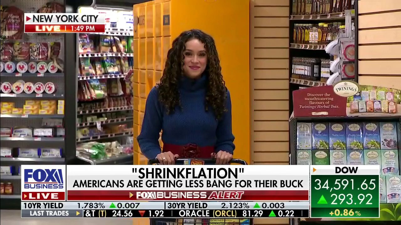 FOX Business' Madison Alworth explains how Americans are getting less bang for their buck with shrinkflation.