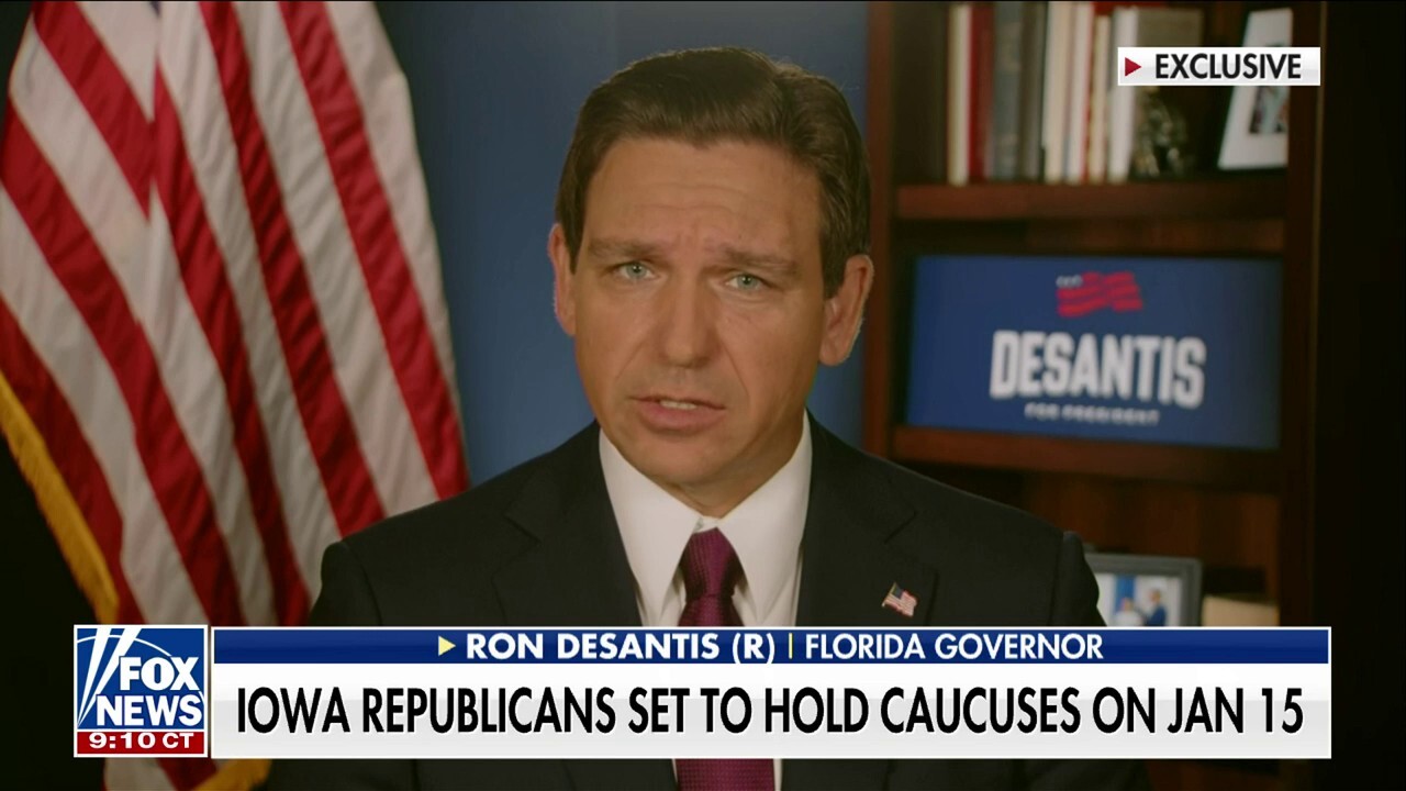 2024 Republican presidential candidate Gov. Ron DeSantis of Florida criticizes "Bidenomics," government corruption and foreign energy on "Sunday Morning Futures."