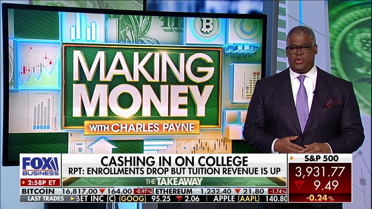 FOX Business host Charles Payne gives his take on President Biden's student loan handout on 'Making Money.'