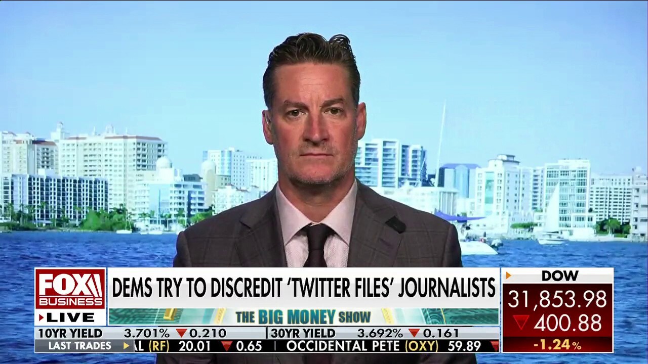 House Judiciary Committee member Rep. Greg Steube slams Democrats for trying to discredit journalists Matt Taibbi and Michael Shellenberger during the 'Twitter files' hearing on 'The Big Money Show.'