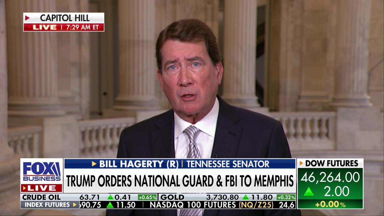 Sen. Bill Hagerty slams politicians blocking National Guard crime crackdown: ‘Shouldn’t be a partisan issue’