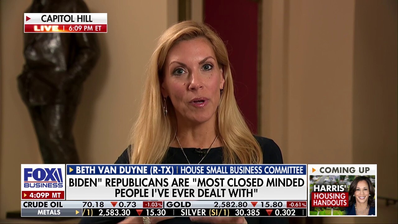 The problem has been Kamala Harris and the Biden admin’s policies: Rep. Beth Van Duyne