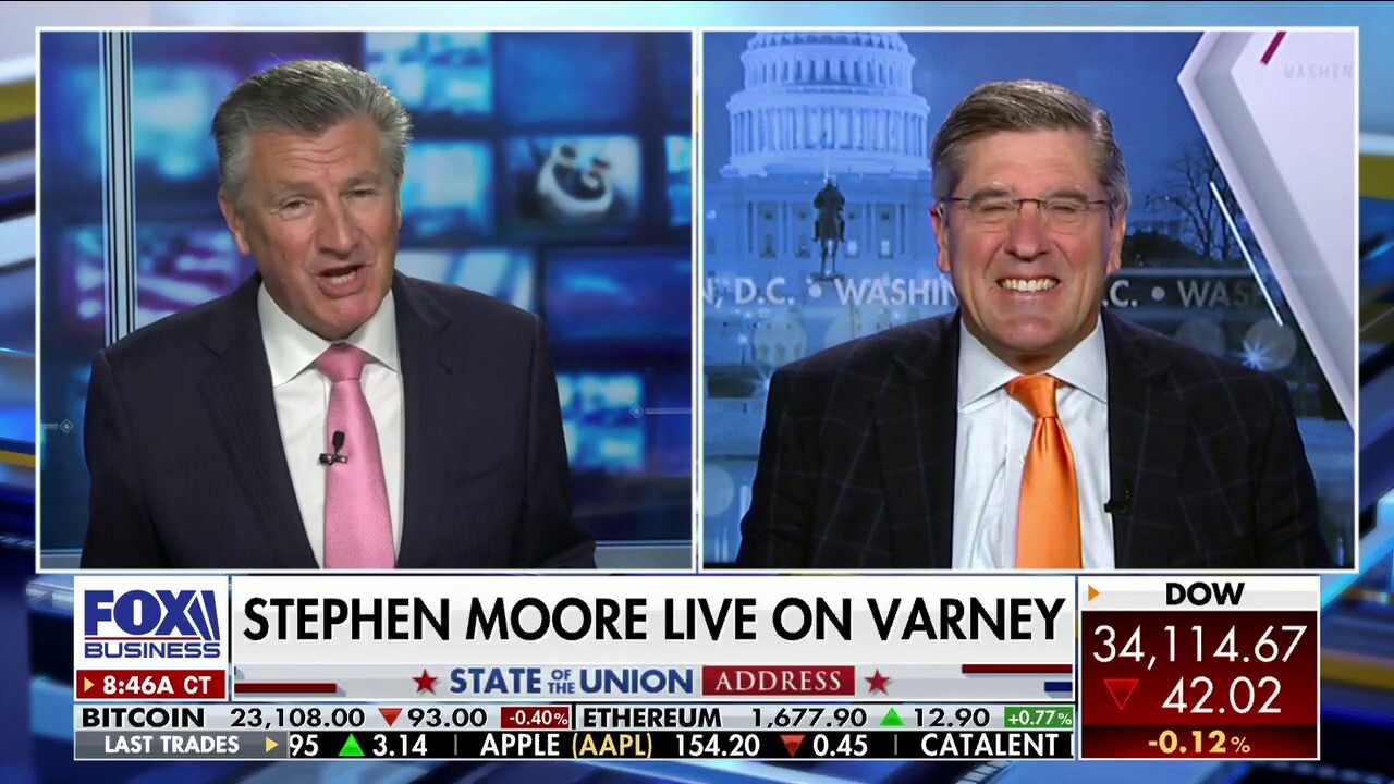 Stephen Moore predicted 5 out of 6 'lies in the Biden speech'