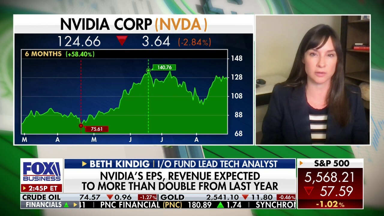 I/O Fund lead tech analyst Beth Kindig explains what caused a recent pullback in Nvidia's stock price on 'Making Money.'