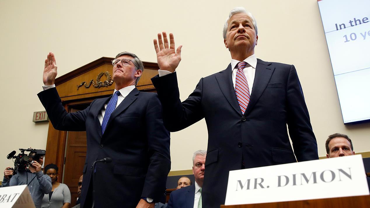 Banks CEOs face questioning from the House Financial Services Committee