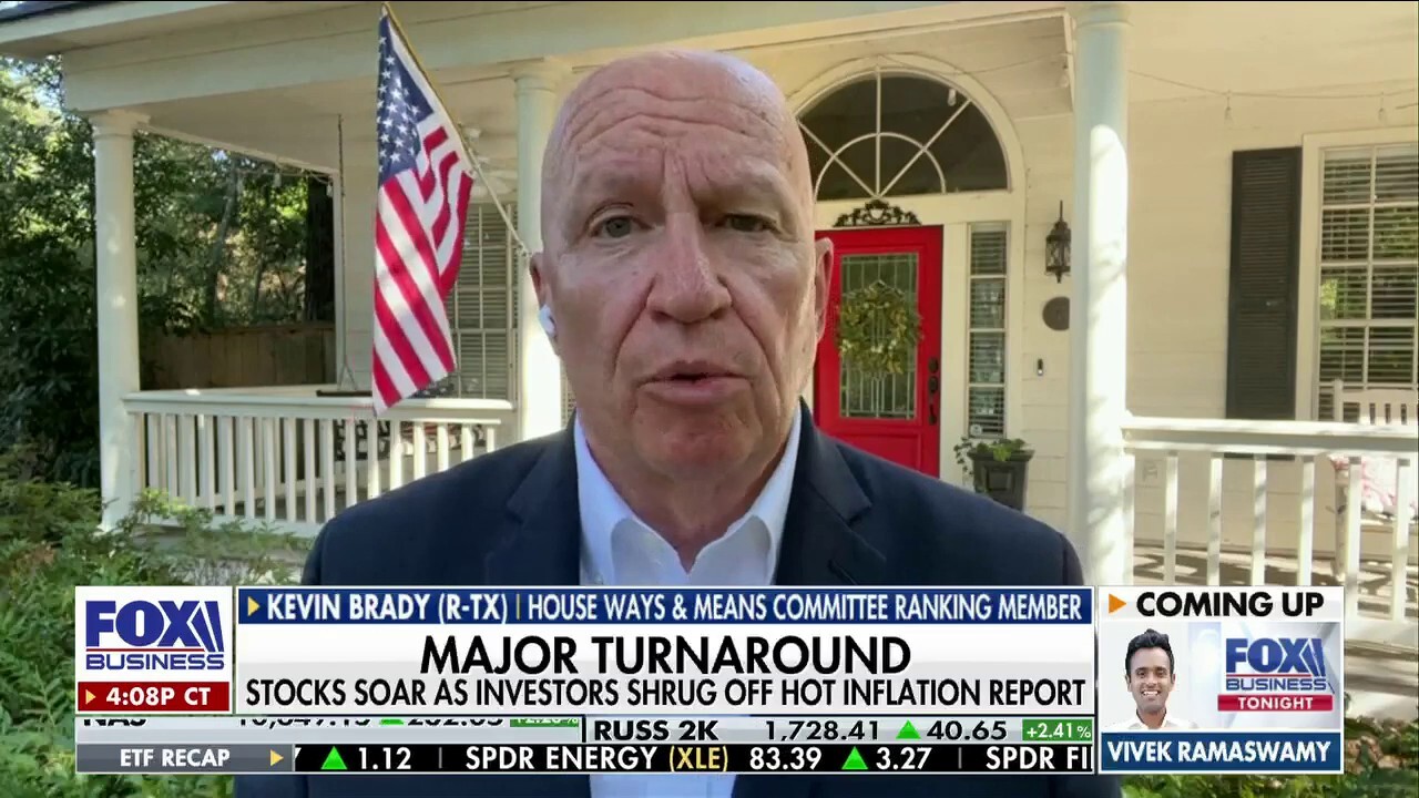 Rep. Kevin Brady shares his thoughts on the latest inflation report on ‘Fox Business Tonight.’