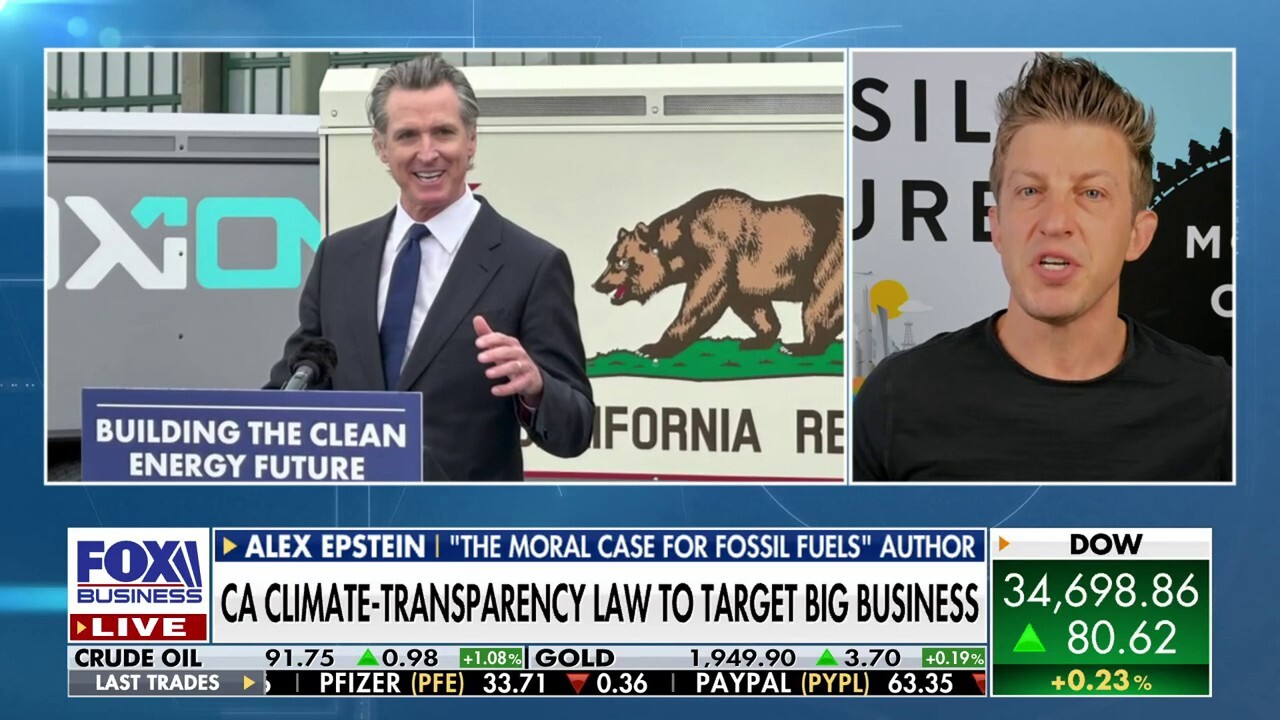 Gavin Newsom's 'totalitarian system' will drive more businesses out of California: Alex Epstein 