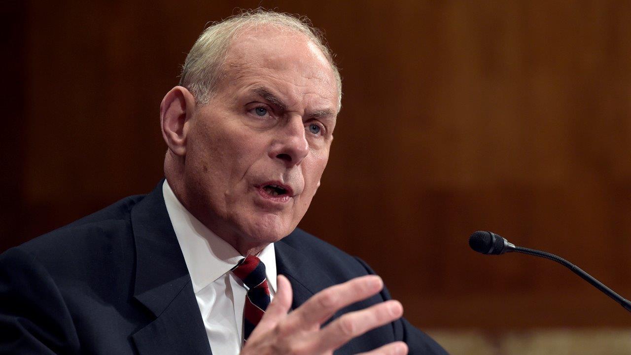 Incoming W.H. Chief of Staff John Kelly thanks DHS members