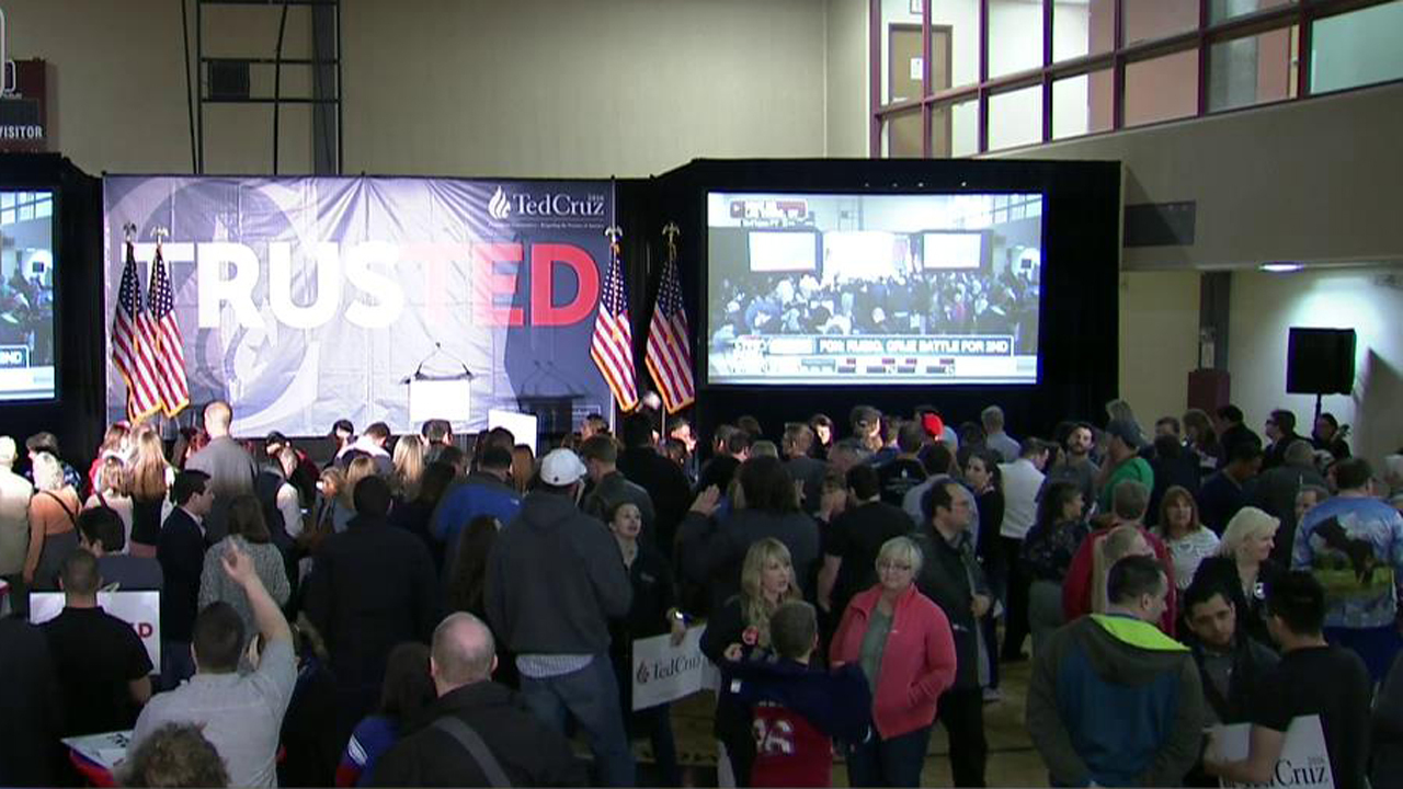 Ted Cruz headquarters tuned into FBN