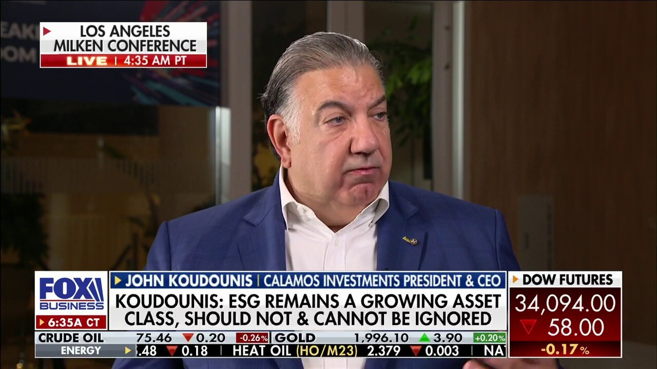 ESG will remain a growing asset class: John Koudounis