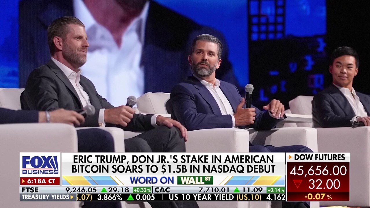Dominari Securities CEO Kyle Wool joins 'Mornings with Maria' to discuss Trump's meeting with tech CEOs, anticipation for the August jobs report, and American Bitcoin's debut on the NASDAQ.