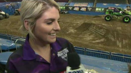 'Grave Digger' monster truck driver: Just because I'm female doesn't mean I'm not a tough competitor