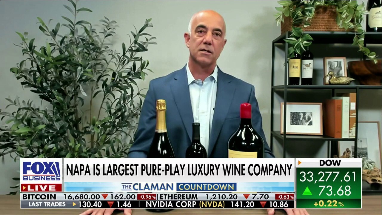 The Duckhorn Portfolio CEO Alex Ryan discusses holiday wine sales and the threat of climate change to the industry on 'The Claman Countdown.'