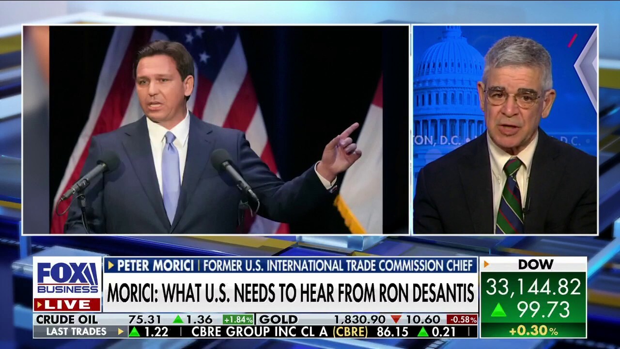 Former U.S. International Trade Commission chief Peter Morici discusses what the nation needs to know about Florida Gov. Ron DeSantis' economic policies on "Varney & Co."