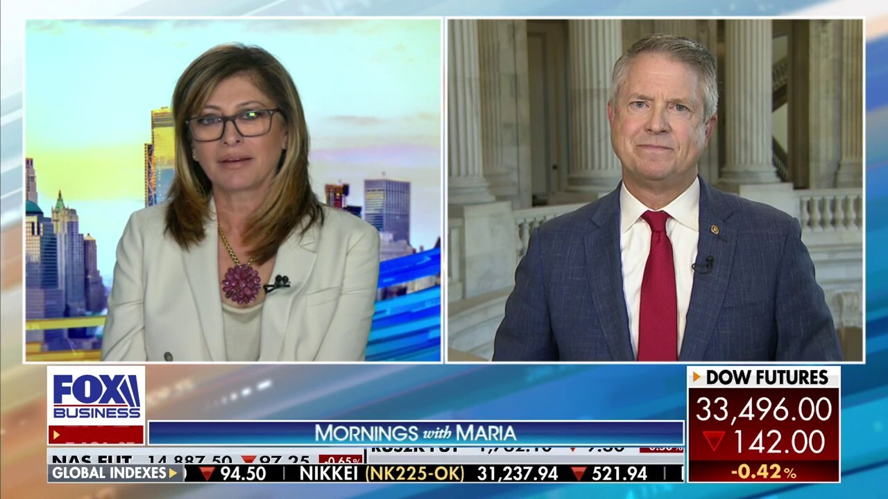 Sen. Roger Marshall, R-Kans., discusses the White House press secretary touting President Biden's handling of the migrant crisis, Chinese nationals at the southern border, the vote to remove Kevin McCarthy as House speaker and Ukraine aid.