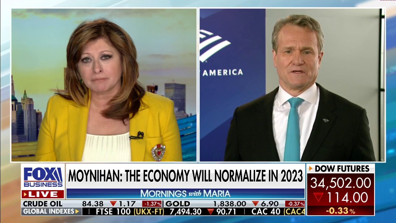 Bank of America chairman and CEO Brian Moynihan on when the U.S. economy will fully recover from the COVID pandemic.