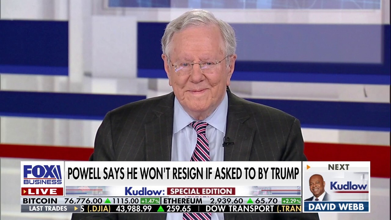  If the president wants the Fed chair out, he will ultimately resign, Steve Forbes says