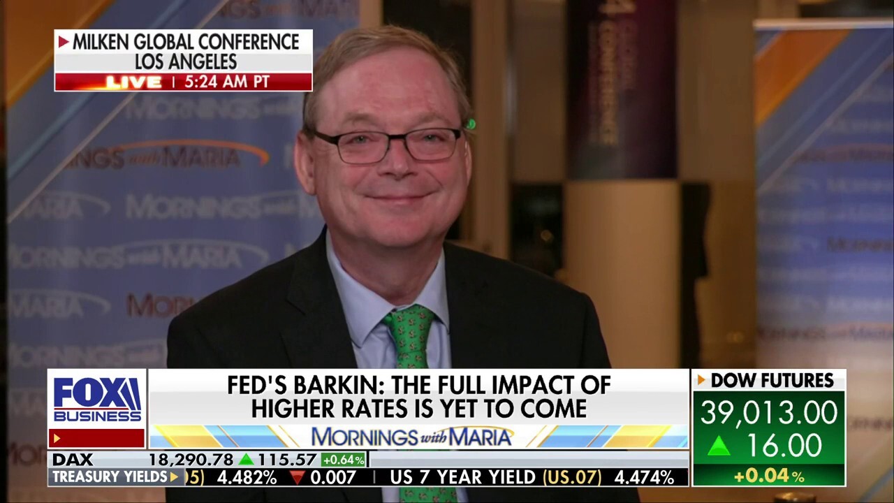 Council of Economic Advisers Chair Kevin Hassett weighs in on the Fed's monetary decision, consumer credit data, oil prices and anti-Israel protests.
