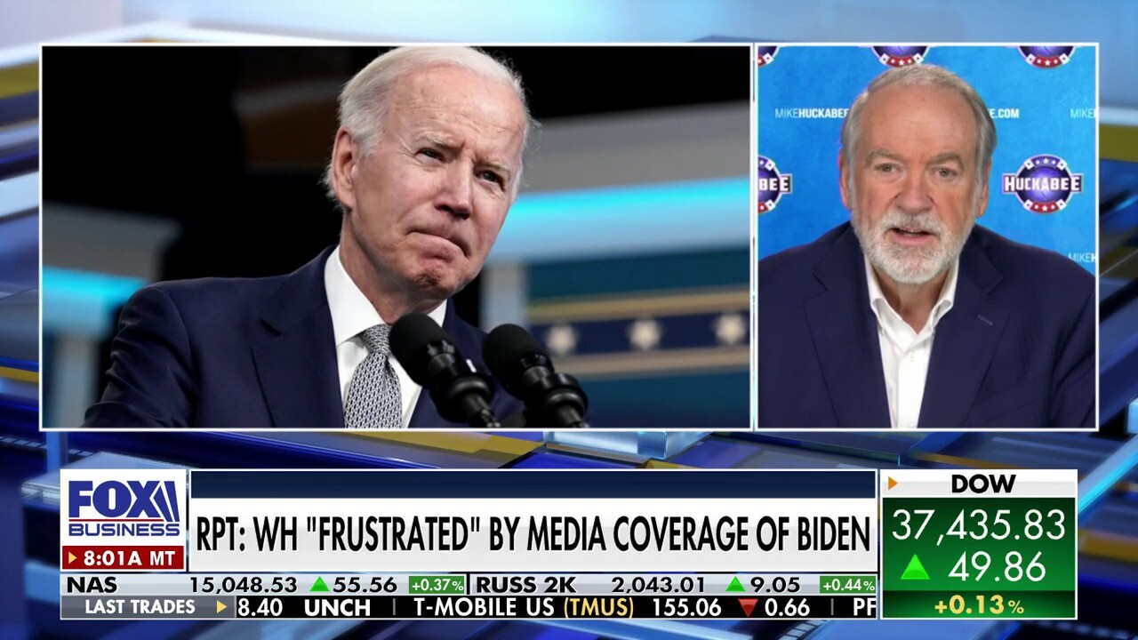 'Amazing' that the Biden team is finally upset with the media: Mike Huckabee