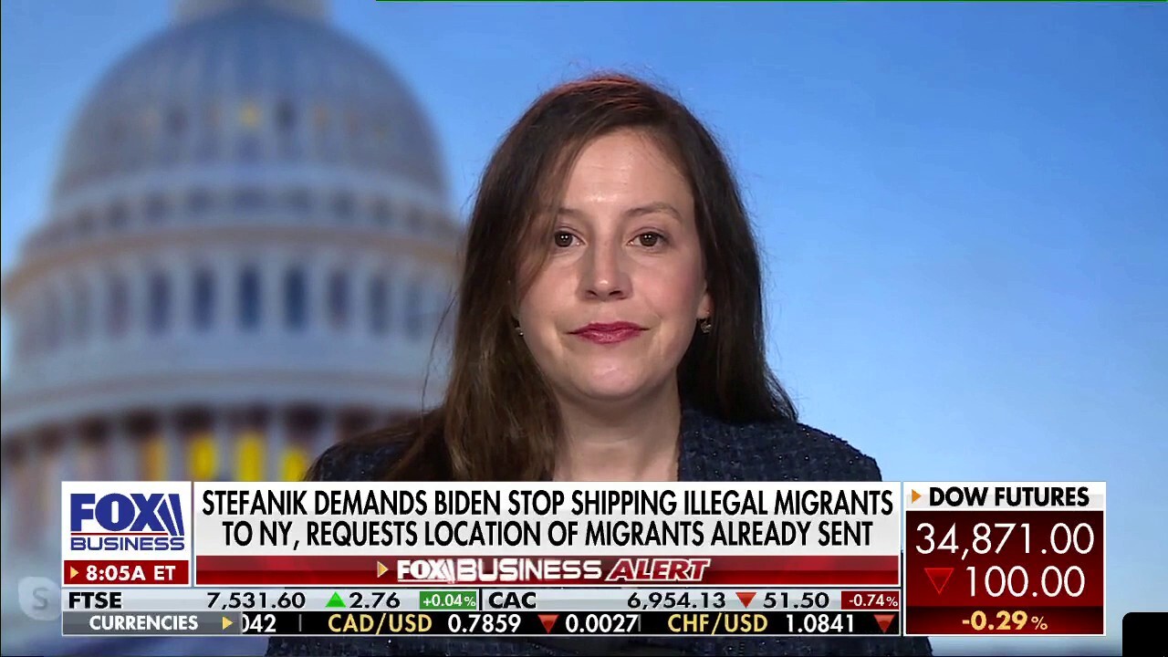 Rep. Elise Stefanik, R-N.Y., demands Biden to stop shipping illegal migrants to New York amid the border crisis.