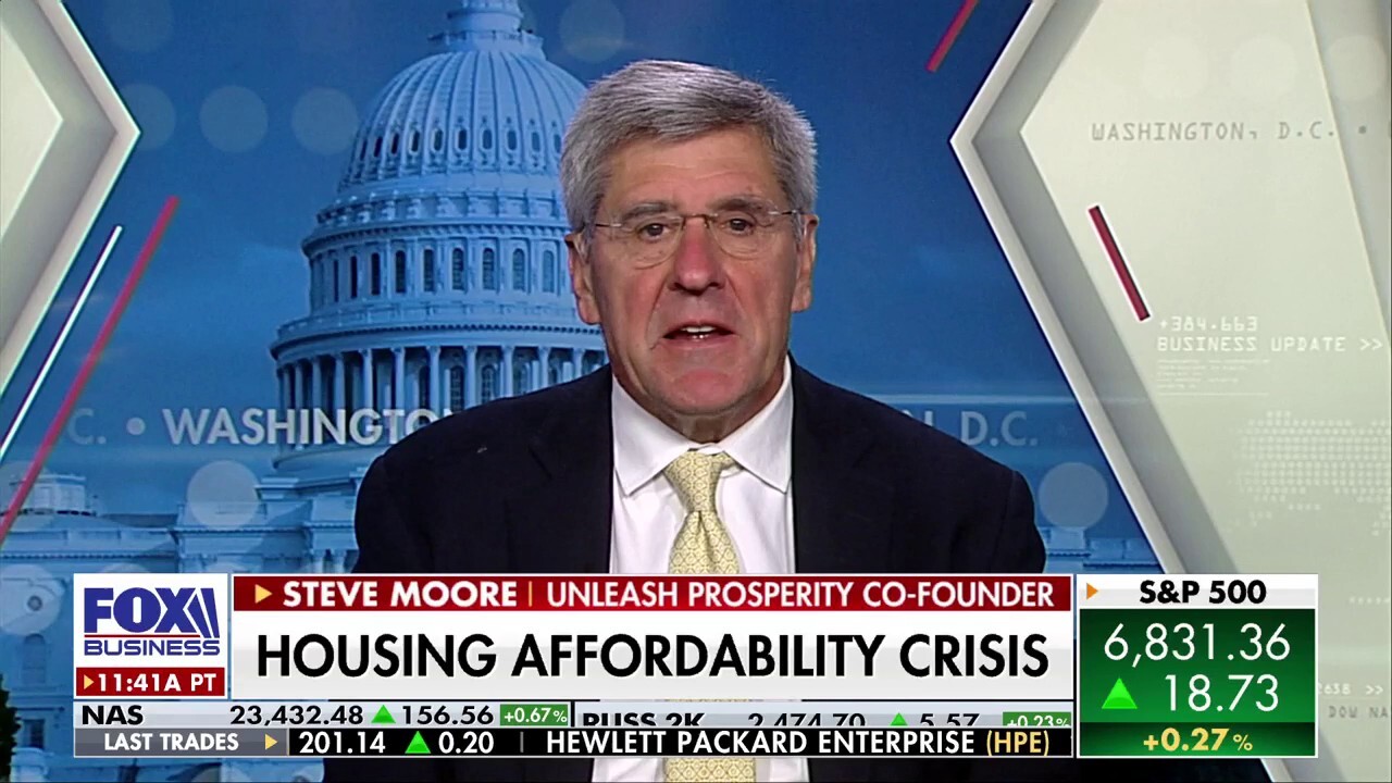 Former Trump economic advisor Steve Moore weighs in on America’s affordability crisis and how it’s affecting the housing market on ‘Making Money.’