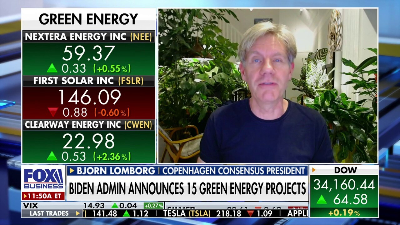 Biden's green agenda is 'incredibly far' from achieving its goal: Bjorn Lomborg