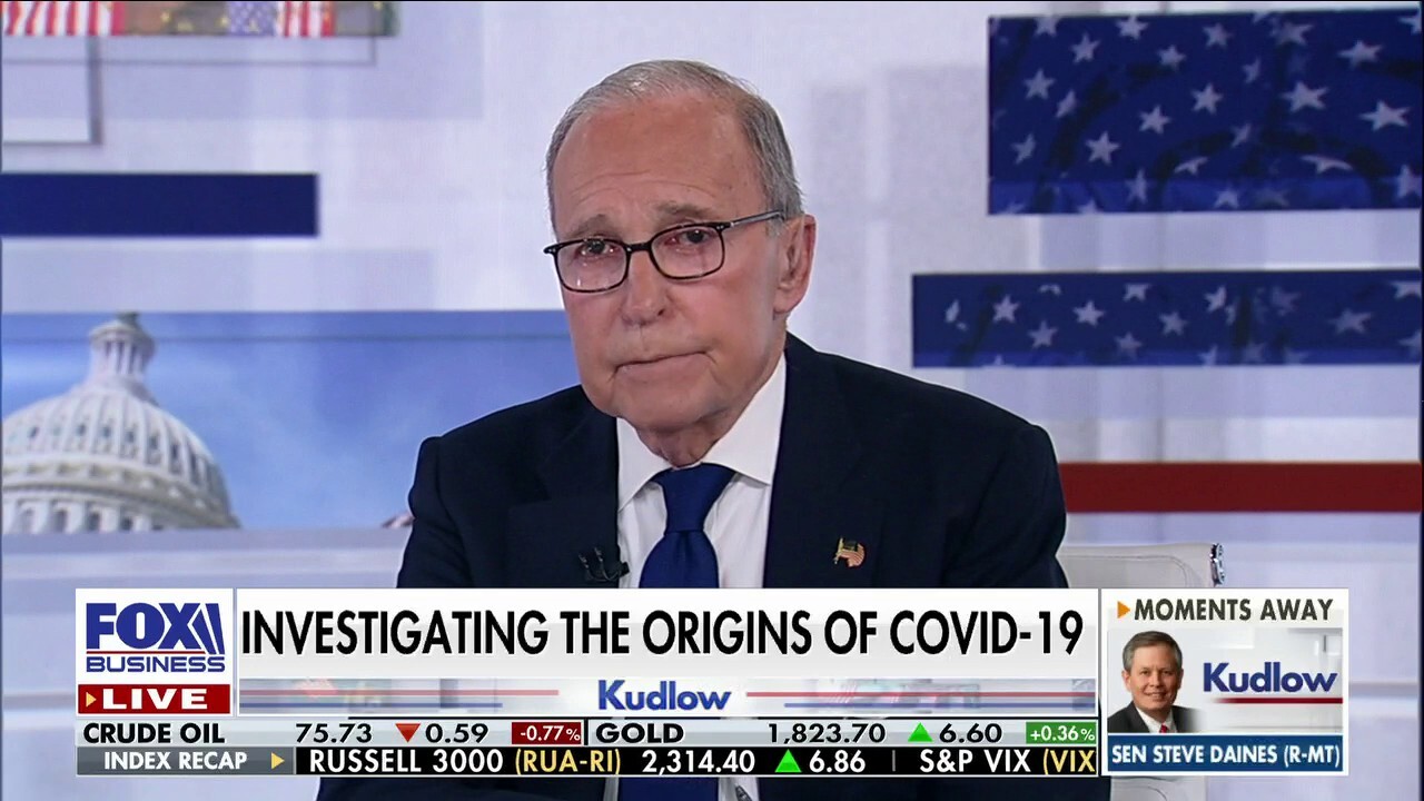  FOX Business host Larry Kudlow gives his take on the Wuhan lab leak theory on 'Kudlow.'