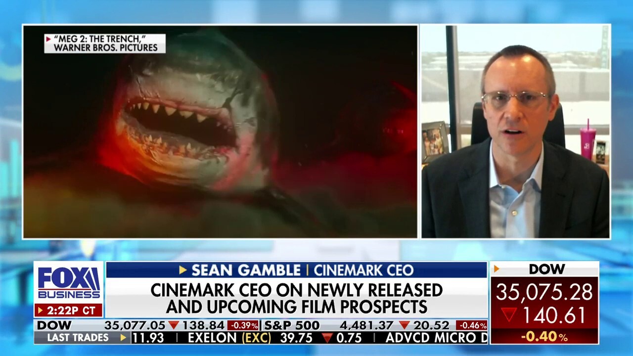Cinemark CEO Sean Gamble discusses the movie theater chain's record-breaking box office in July on 'The Claman Countdown.'