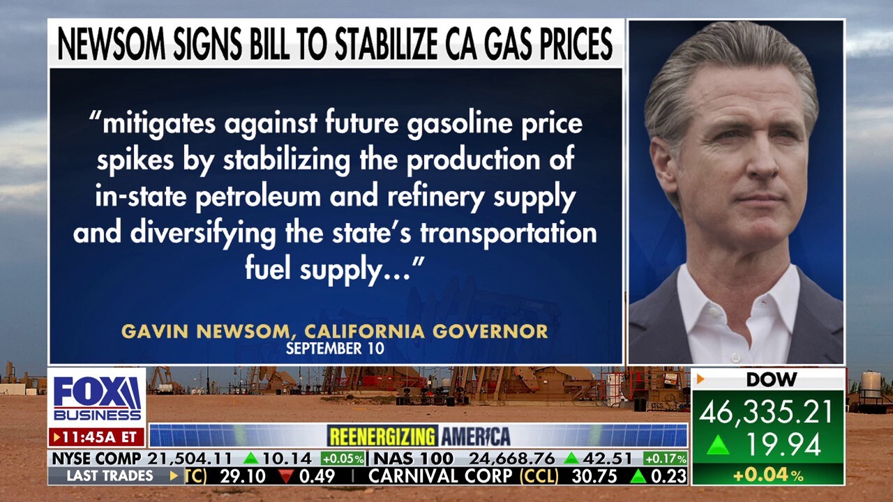 California tries to keep fossil fuels after battling big oil.  FOX Business Lauren Simonetti with more.