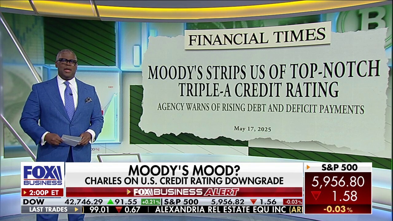 Moody's downgrade was politically motivated: Charles Payne