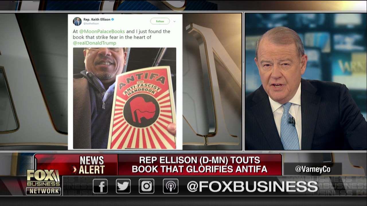 Ellison blasted for tweet touting Antifa book.