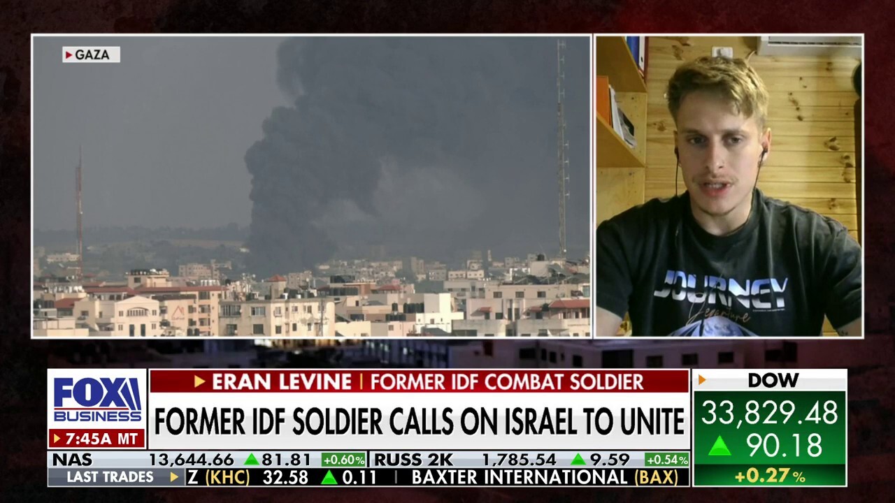 Former IDF soldier Eran Levine calls on Israel to unite, destroy Hamas