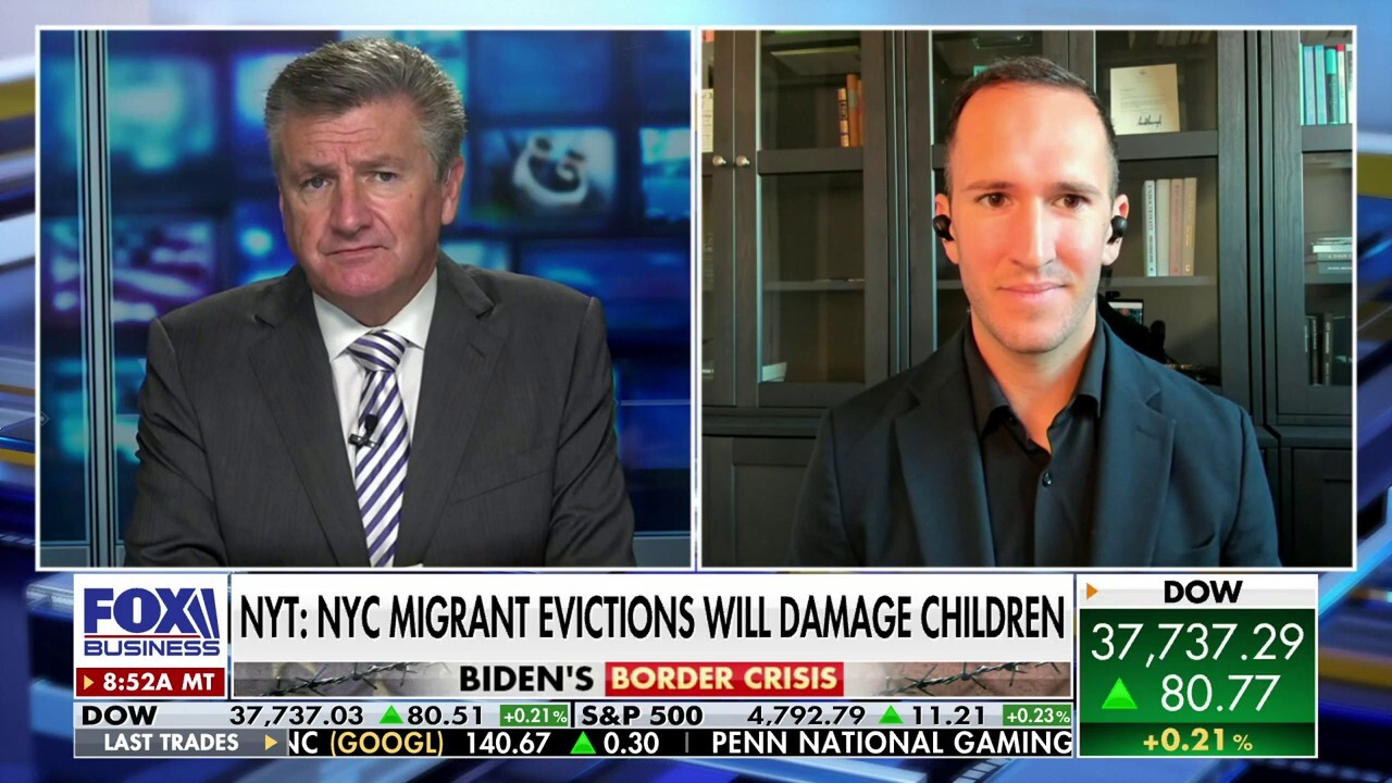 NYC migrant evictions ‘highlight’ the problem of Biden’s border crisis: Corey DeAngelis